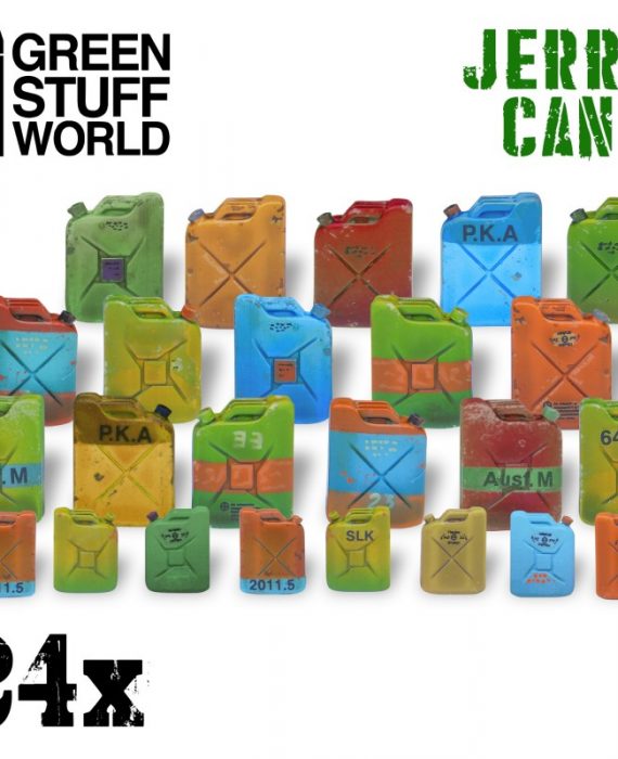 Resin Jerry Cans x 24 Pieces