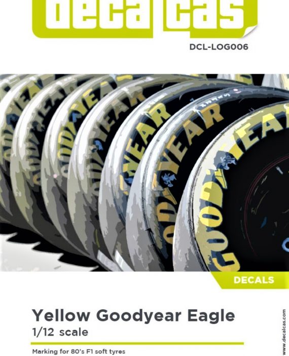 Yellow Goodyear Eagle Markings for 80's F1