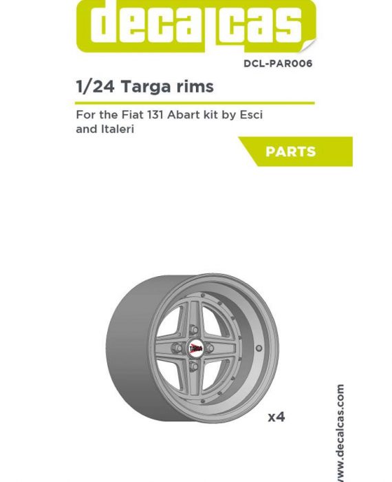 Targa Rims for Fiat 131 Abart