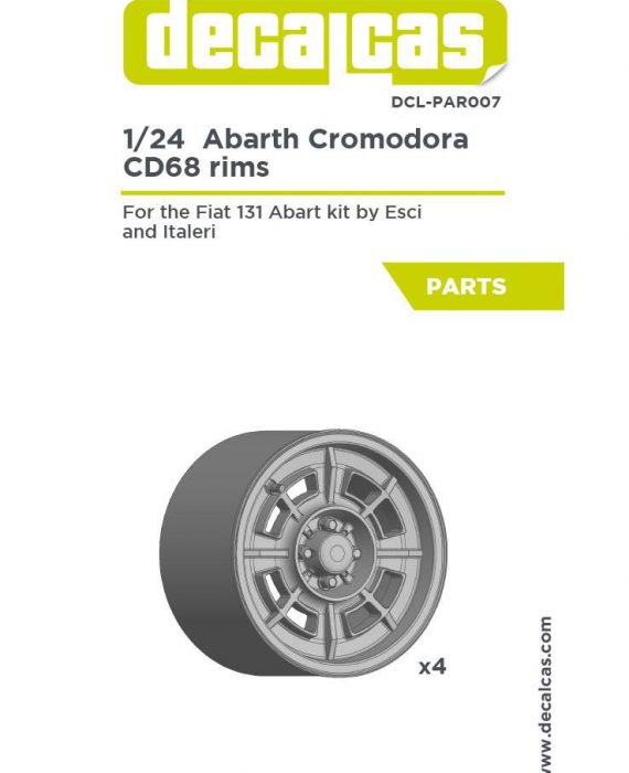 Abarth Cromodora CD68 Rims for Fiat 131 Abart