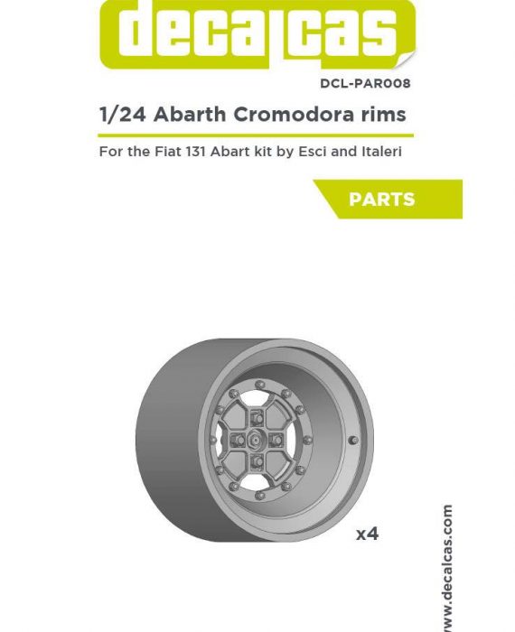 Abarth Cromodora Rims for Fiat 131 Abart