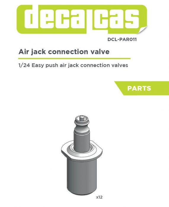 Air Jack Connection Valve - 12 Pcs