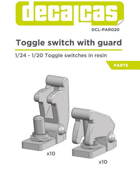 Toggle Switch with Guard - 20 Pcs