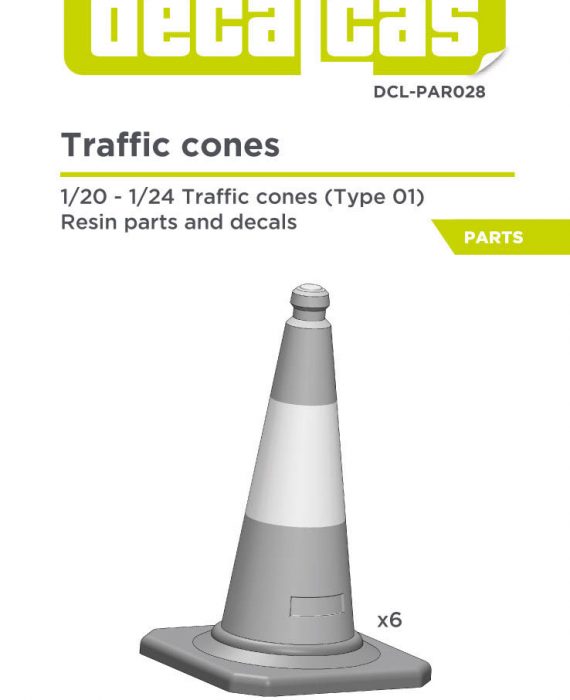 Traffic Cones (Type 01) x 6 Pcs