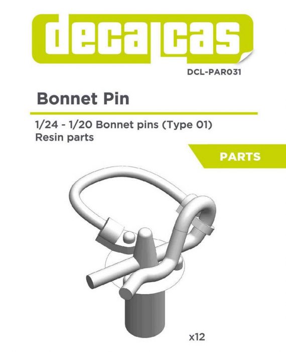 Bonnet Pins (Type 01) x 12 Pcs