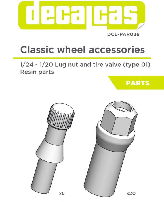 Classic Wheel Accessories - Lug Nuts & Tire Valves (Type 01)