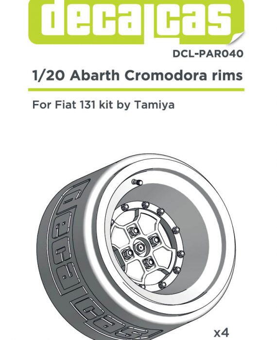 Abarth Cromodora Rims for Fiat 131 Abart