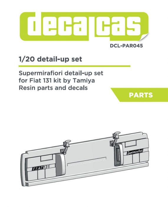 Fiat 131 Supermirafiori Detail Set for Tamiya Kit