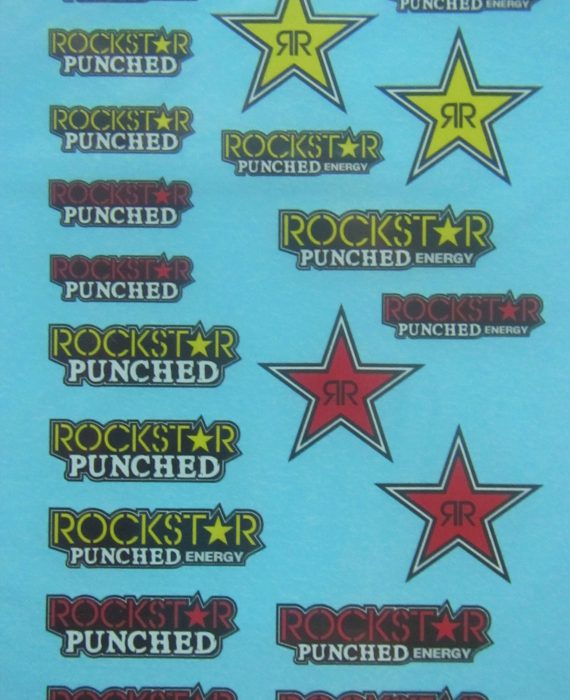 RockStar Punched Engery - Logos Decals