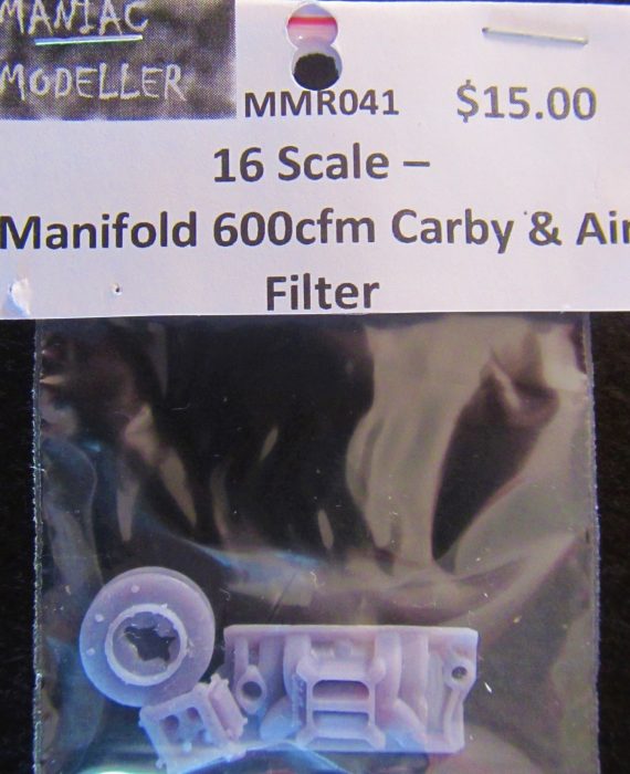 600 CFM Carby - Manifold & Air Filter