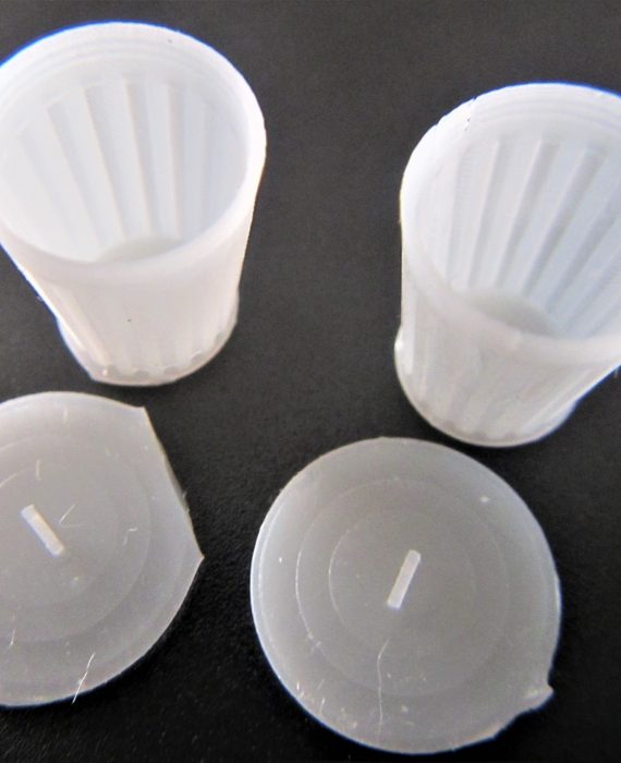 Trash Cans with Lids x 4 Pcs