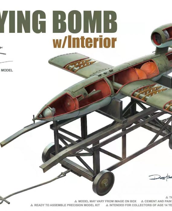 V-1 Flying Bomb with Interior