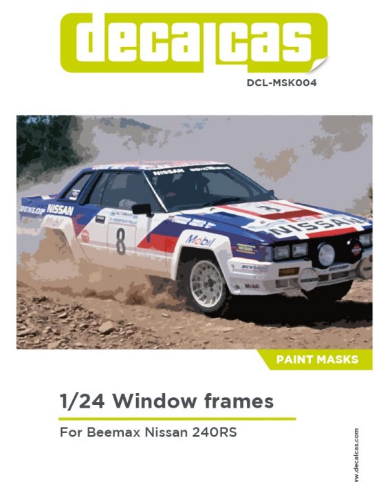 Window Frames for Beemax Nissan 240RS