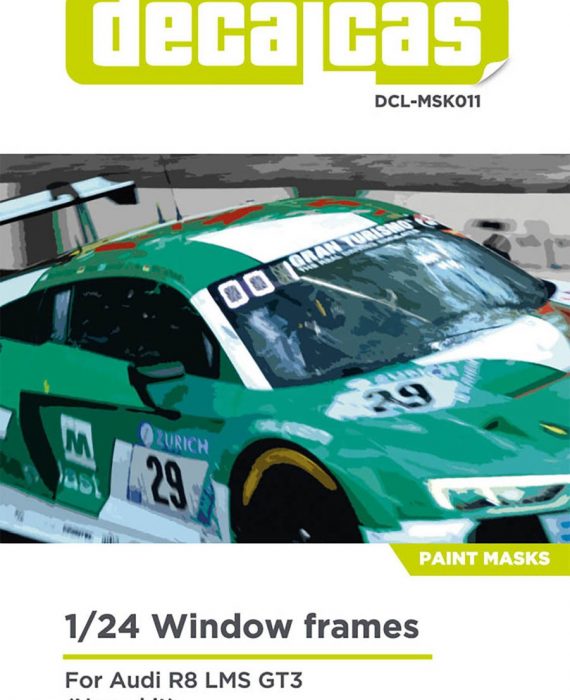 Window Frames for Audi R8 LMS GT3 (Nunu Kit)