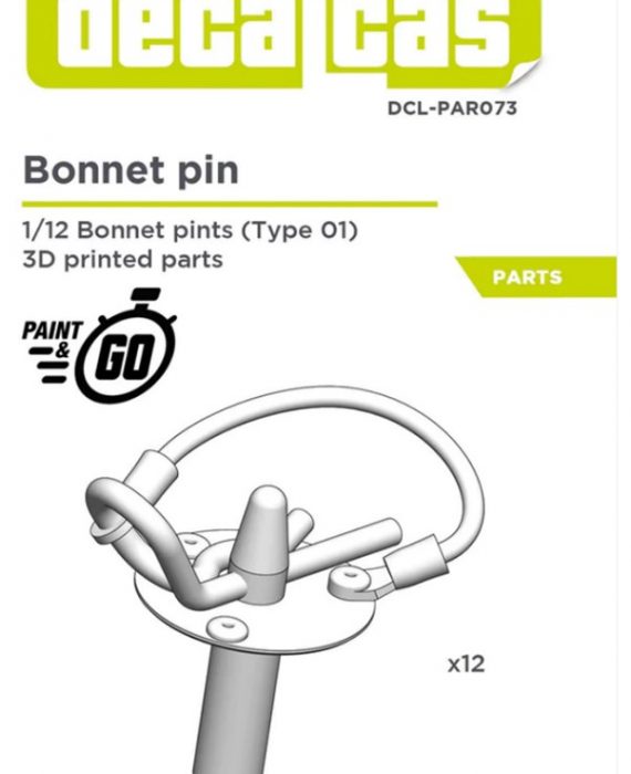 Bonnet Pins (Type 01) x 12 Pcs