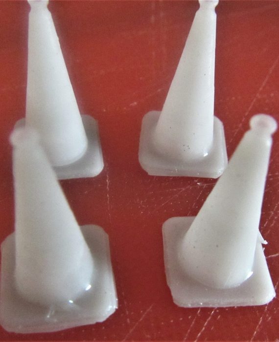 Traffic Cone (28mm High) - Type 1 - 4 Pcs