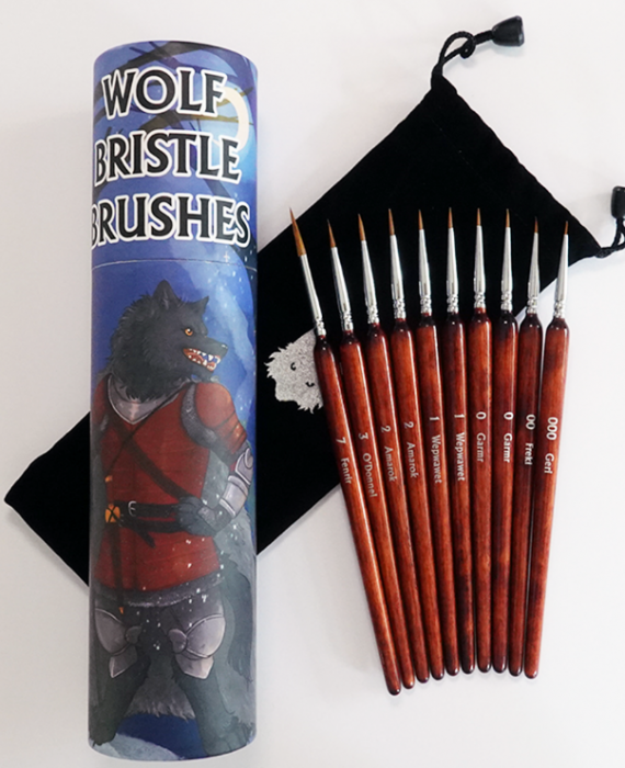 Chronicle Wolf Bristle Brush Set