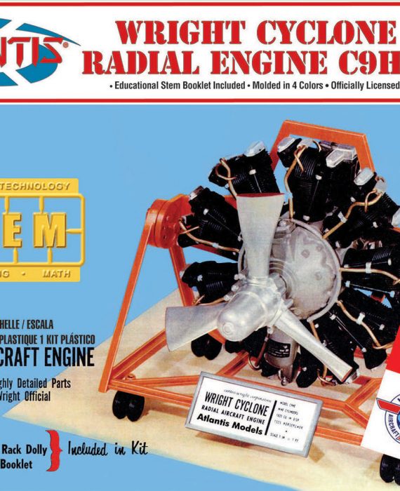 Wright Cyclone 9 Radial Engine STEM