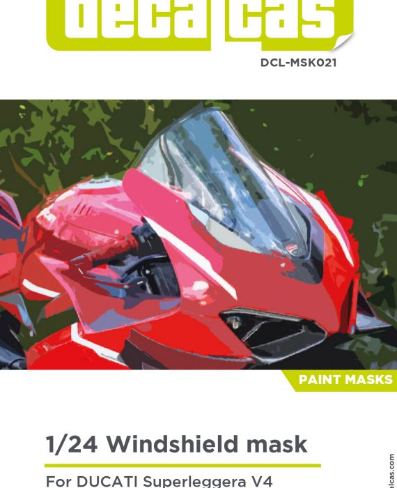 Windshield Mask - for DUCATI Superleggera V4 (Tamiya kit)