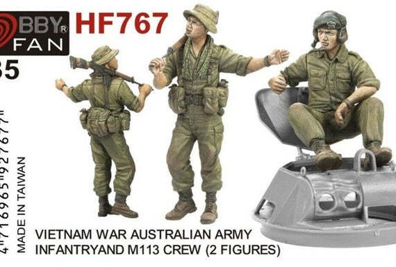 Vietnam War Australian Army Infantry M113 Crew