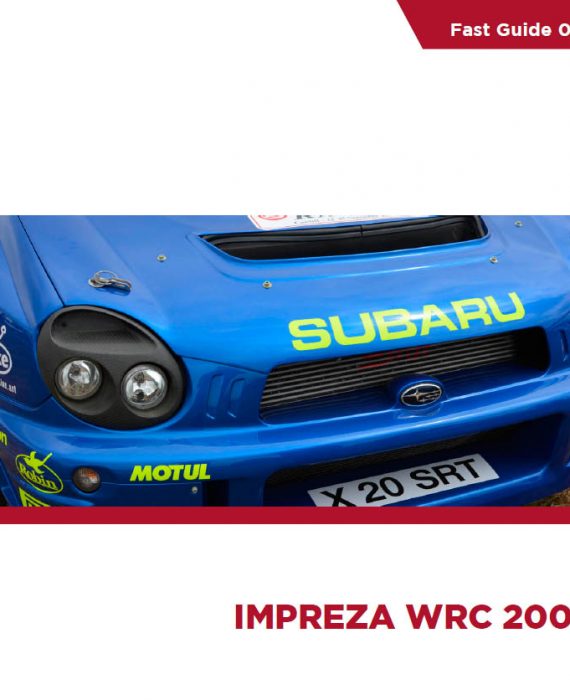 Walkaround Book Subaru Impreza WRC 2001