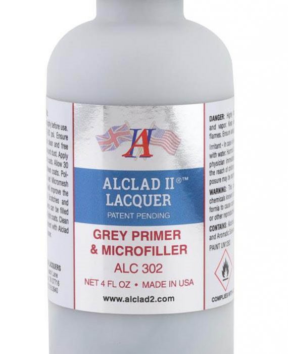 Alclad II Lacquer - Grey Primer & Microfiller