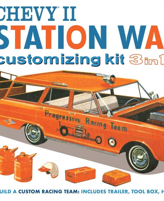 1963 Chevy II Station Wagon with Trailer - Customizing Kit 3 in 1