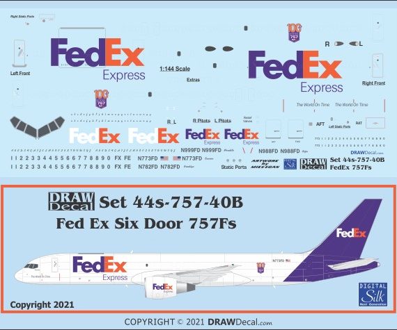 FedEx 757F's - Six Door Version