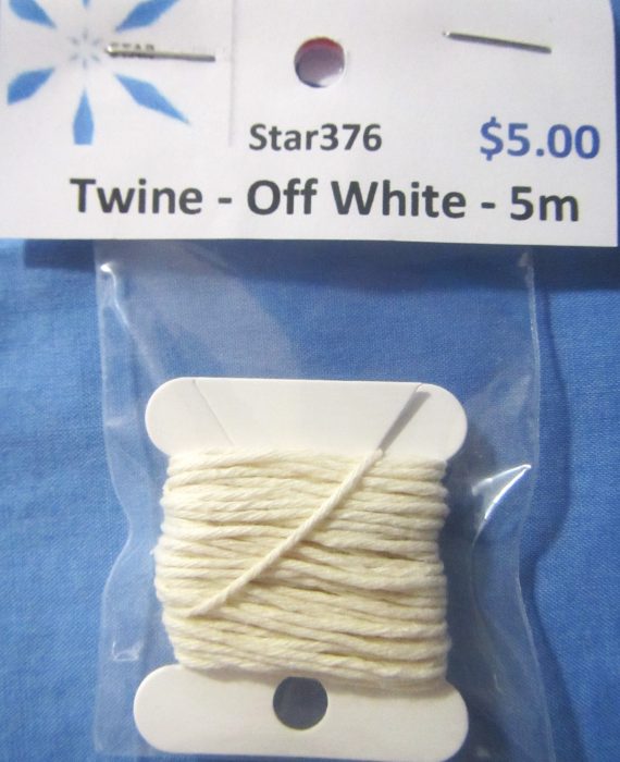 Twine - Off White - 5m