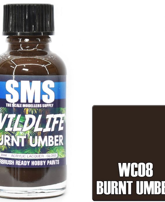 Wildlife Colour - Burnt Umber 30ml