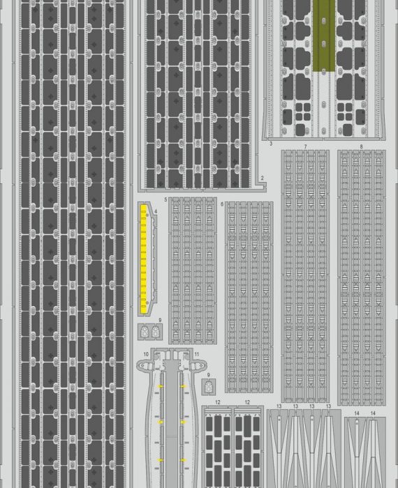 C-130J-30 Cargo Floor - Etch Set