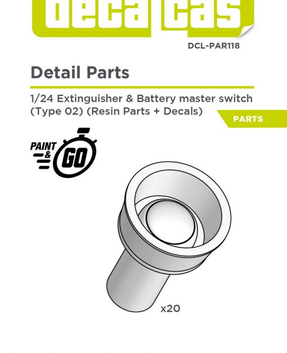 Extinguisher & battery master switch (Type 02)