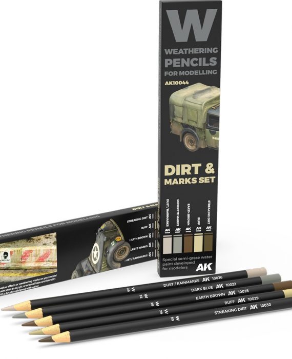 Watercolor Pencil Set Dirt & Marks Set