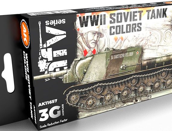 WWII Soviet Tank Colours - 3rd Generation