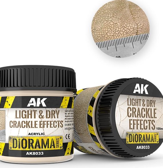 Crackle Effects Diorama - Light Dry 100ml