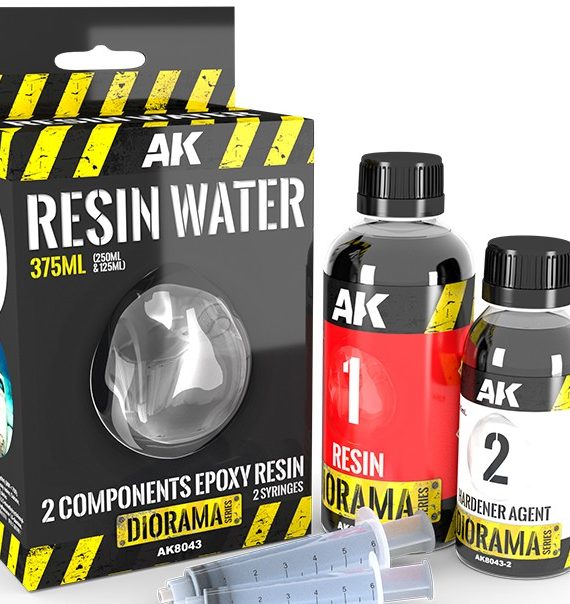 Resin Water - 2 Components Exoxy Resin 375ml