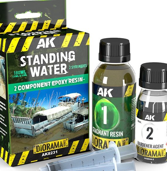 Resin Standing Water - 2 Componwnt Epoxy 180ml