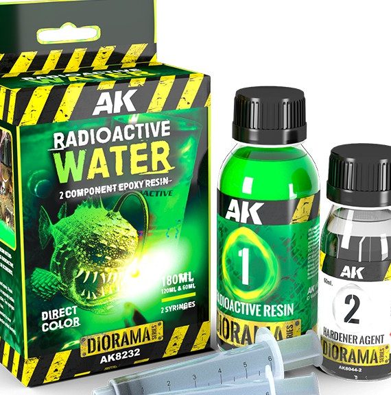 Resin Radioactive Water - 2 Component Epoxy 180ml