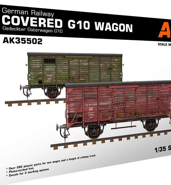 German Railway Covered G10 Wagon