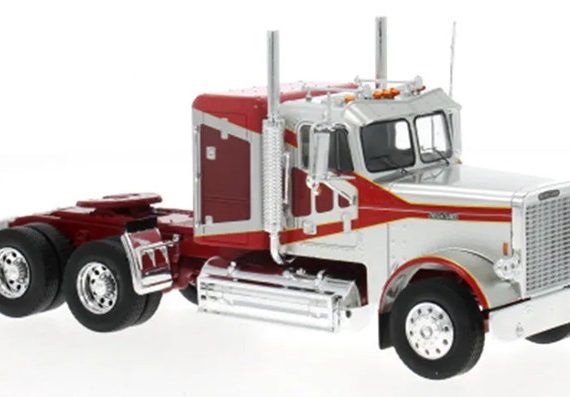 1977 Freightliner FLC120 64 T - Yellow (with Sleeper) Siler / Red