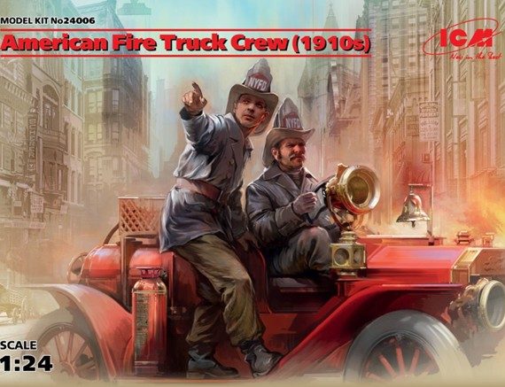 American Fire Truck Crew (2 Figures)