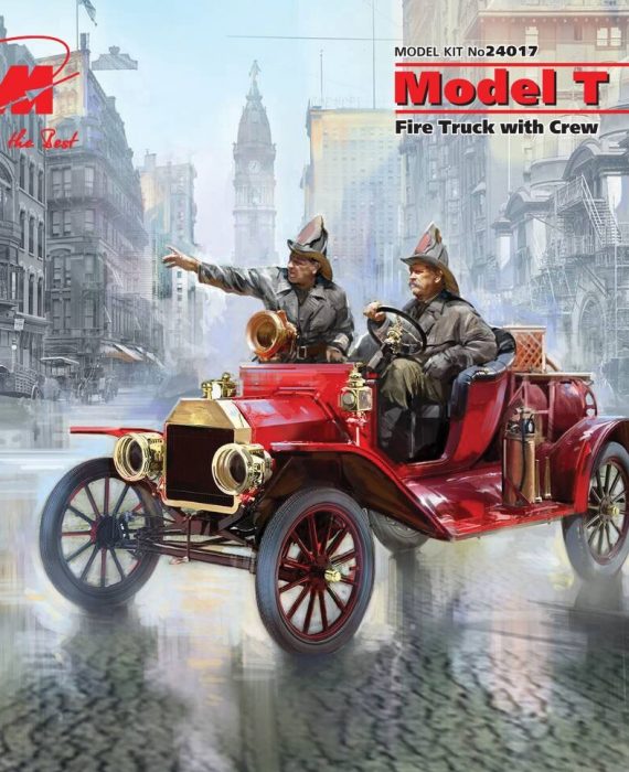 Model T 1914 Fire Truck with Crew