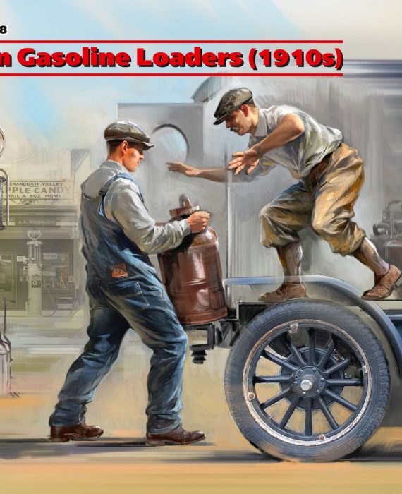 American Gasoline Loaders 1910's - 2 Figures