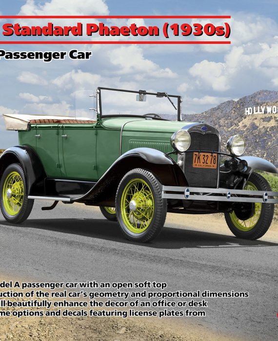 Model A Standard Phaeton Soft Top 1930's American Passenger Car Top down