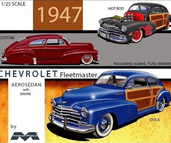 1947 Chevrolet Fleetmaster Aerosedan with Engine
