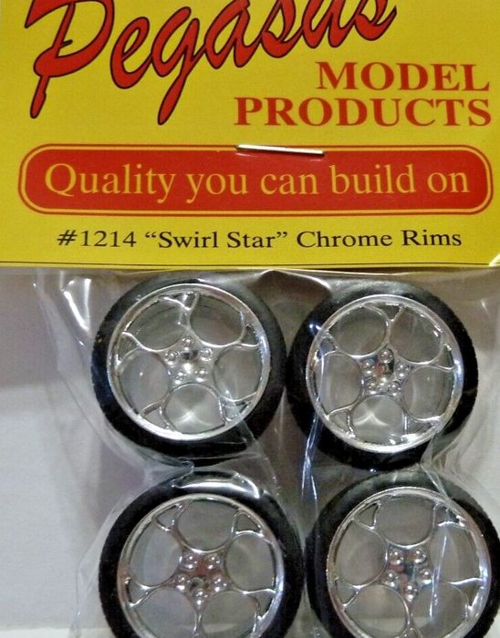 "Swirl Star" Chrome Rims