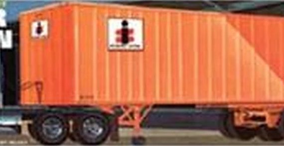Fruehauf Forty Foot Exterior Post van