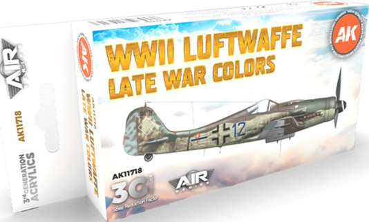 WWII Luftwaffe Late War Colors - 3rd Generation WWII Luftwaffe Late War Colors - 3rd Generation