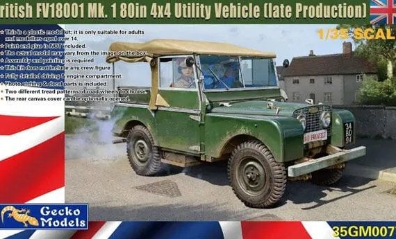 British FV18001 Mk. 1 80in 4x4 Utility Vehicle (late production) British FV18001 Mk. 1 80in 4x4 Utility Vehicle (late production)