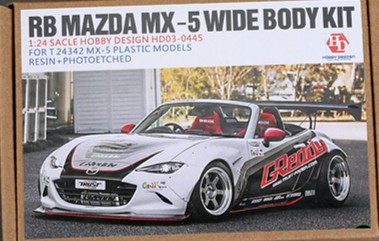 RB Mazda MX-5 Wide Body Kit - Resin & Photoetch RB Mazda MX-5 Wide Body Kit - Resin & Photoetch